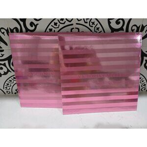 Victoria’s Secret 10in Gift Box Tissue Pink Stripe sealed new in pack 2 vintage